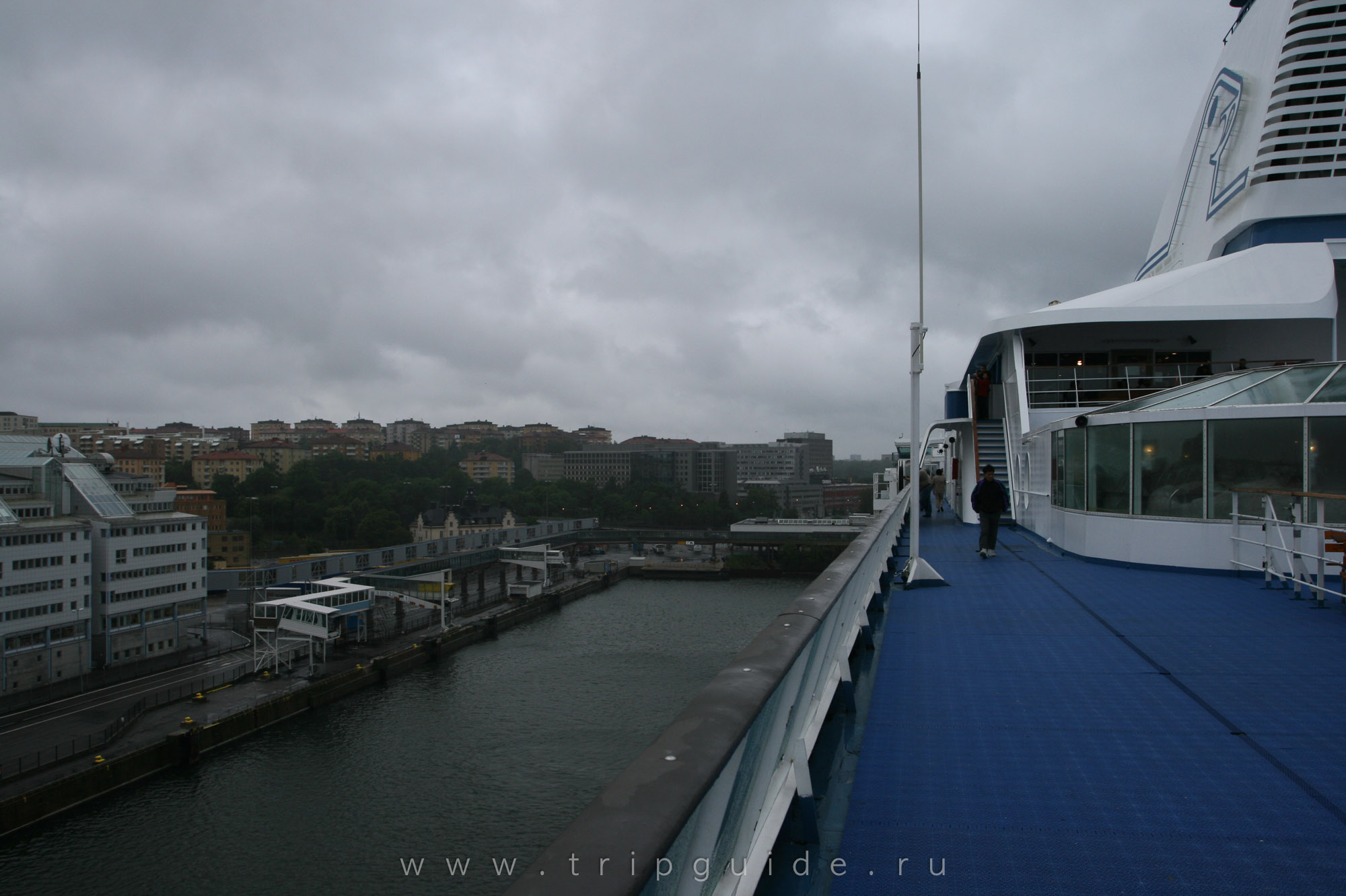 Отправление парома Silja line из Стокгольма Отправление парома Silja line из Стокгольма